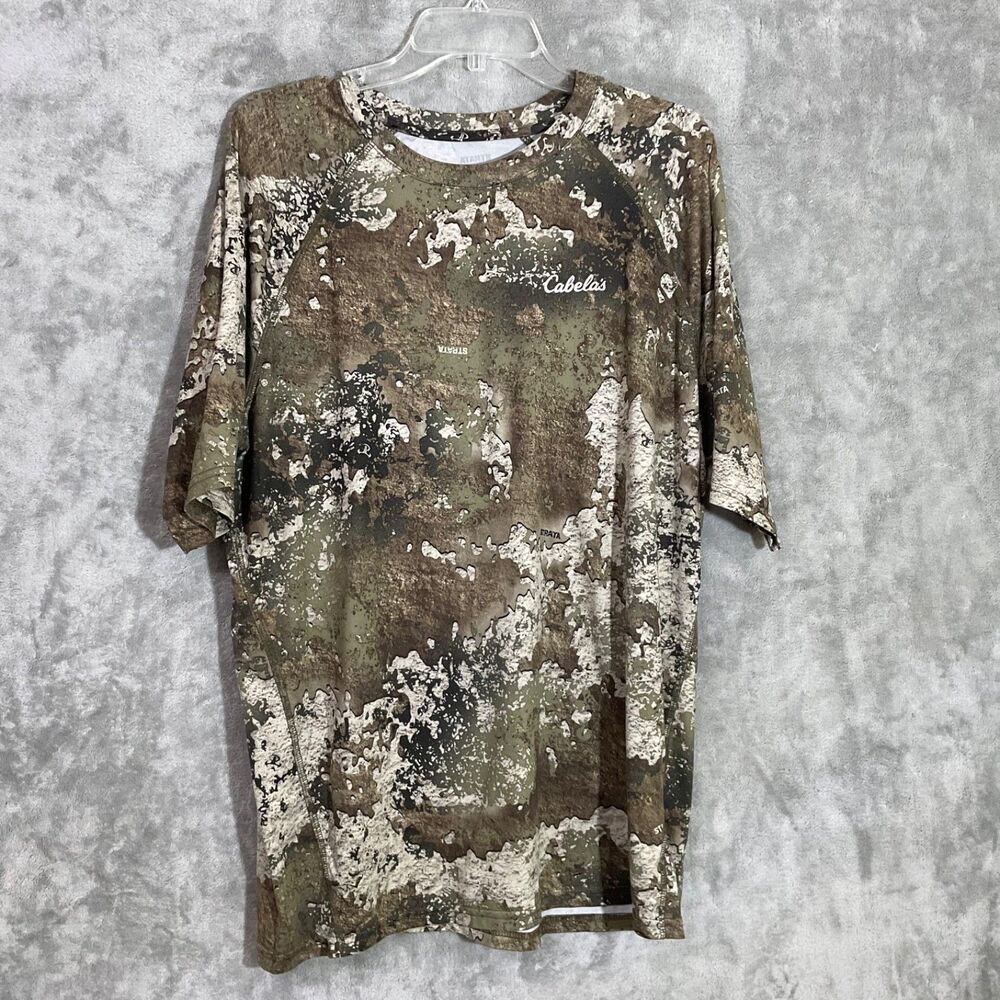Cabela's Lightweight Performance T-Shirt Men’s size L Strata green